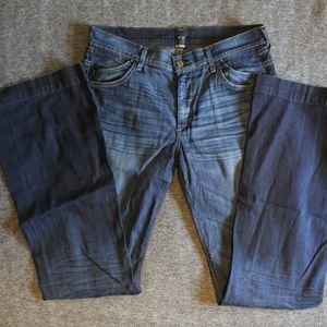 CITIZENS OF HUMANITY HUTTON MEDIUM RISE WIDE LEG